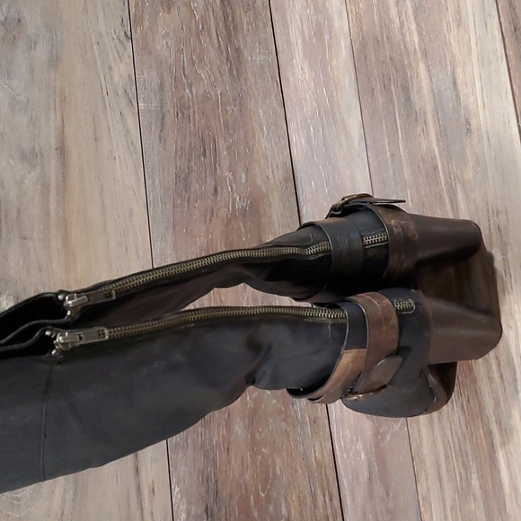 Steve Madden Rockiie Riding tall heels booties shoes sz 6B - Picture 5 of 12